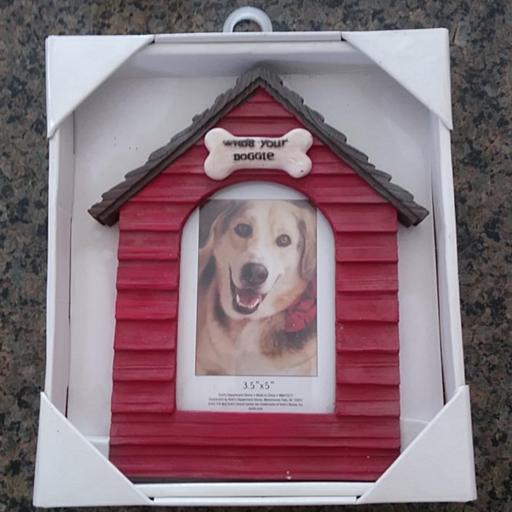 ❤🐾Host Pick🐾❤Dog House Picture Frame